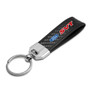 Ford SVT Real Carbon Fiber Leather Key Chain with Black Stitching , Made in USA