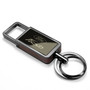 Ford Fiesta Black Pull Top Rectangular Metal Key Chain by iPick Image, Made in USA