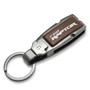Ford F150 Raptor in Color Brown Leather Detachable Ring Black Metal Key Chain by iPick Image, Made in USA