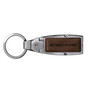 Ford Escape Brown Leather Detachable Ring Black Metal Key Chain by iPick Image, Made in USA