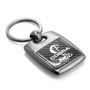Ford Mustang Cobra in Full Color with Carbon Fiber Backing Brush Silver Metal Key Chain