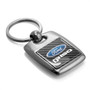 Ford F-150 2015 up in Full Color with Carbon Fiber Backing Brush Silver Metal Key Chain
