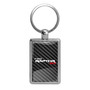 Ford F150 Raptor in Full Color with Carbon Fiber Backing Brush Rectangle Metal Key Chain