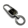 Lincoln Black Snap Hook LED Light Metal Key Chain