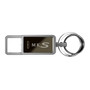 Lincoln MKS Black Pull Top Rectangular Metal Key Chain