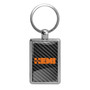 HEMI 426 in HEMI Black Carbon Fiber Backing Rectangle Brush Metal Key Chain