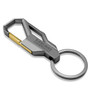 HEMI 5.7 Liter Gunmetal Gray Snap Hook Metal Key Chain