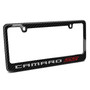 Chevrolet Camaro SS Speed-Line Sports Look Real Black Carbon Fiber Finish License Plate Frame by iPick Image, Made in USA