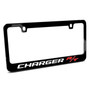 Dodge Charger R/T Black Metal License Plate Frame