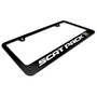 Dodge Scat Pack Full Color Black Metal License Plate Frame for Charger RT, Challenger RT