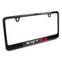 SRT8 Red Stripe Black 100% Real Carbon Fiber License Plate Frame by iPick Image, Made in USA