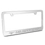 Ford Mustang 3d Chrome Emblem on Mirror Chrome Metal License Plate Frame , Made in USA
