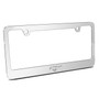 Ford Mustang Pony 3d Chrome Emblem on Mirror Chrome Metal License Plate Frame , Made in USA