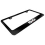 Ford Mustang 5.0 Black Metal License Plate Frame