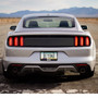 Ford Mustang 5.0 Black Metal License Plate Frame