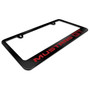 Ford Mustang GT in Red Black Metal License Plate Frame