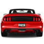Ford Mustang GT in Red Black Metal License Plate Frame