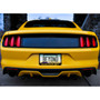 Ford Mustang GT in Yellow Black Metal License Plate Frame
