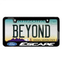 Ford Escape Black Metal License Plate Frame