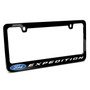 Ford Expedition Black Metal License Plate Frame