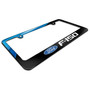 Ford Logo F-150 Black Metal Graphic License Plate Frame