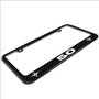 Ford Mustang GT 5.0 Dual Logo Real Black Carbon Fiber Finish License Plate Frame by iPick Image, Made in USA