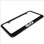 Ford Mustang 5.0 Real Black Carbon Fiber Finish License Plate Frame by iPick Image, Made in USA