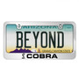 Ford Mustang Cobra Mirror Chrome Metal License Plate Frame