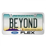 Ford Flex Mirror Chrome Metal License Plate Frame