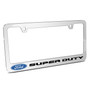 Ford Super Duty 2017 up Mirror Chrome Metal License Plate Frame by iPick Image, Official Licensed Product, Made in the USA