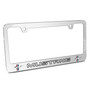 Ford Mustang Outline Dual Logos Mirror Chrome Metal License Plate Frame by iPick Image, Official Licensed Product, Made in the USA