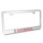 Ford Mustang Cobra Outline in Red Mirror Chrome Metal License Plate Frame by iPick Image, Official Licensed Product, Made in the USA
