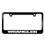 Jeep Wrangler Black Metal License Plate Frame