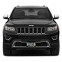 Jeep Grand Cherokee Green Stripe Black Metal License Plate Frame by iPick Image, Made in USA