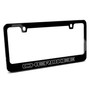 Jeep Cherokee Outline Black Metal License Plate Frame