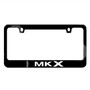Lincoln MKX Black Metal License Plate Frame