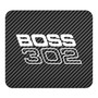 Ford Mustang Boss 302 Black Carbon Fiber Texture Graphic PC Mouse Pad , Made in USA