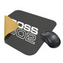 Ford Mustang Boss 302 Black Carbon Fiber Texture Graphic PC Mouse Pad , Made in USA