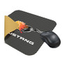 Ford Mustang Flame Pony Black Carbon Fiber Texture Graphic PC Mouse Pad , Made in USA