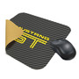 Ford Mustang GT in Yellow Black Carbon Fiber Texture Graphic PC Mouse Pad , Made in USA