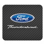Ford Thunderbird Black Carbon Fiber Texture Graphic PC Mouse Pad , Made in USA