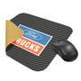 Ford Trucks Black Carbon Fiber Texture Graphic PC Mouse Pad , Made in USA
