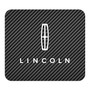 Lincoln Black Carbon Fiber Texture Graphic PC Mouse Pad , Made in USA