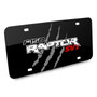 Ford F-150 Raptor SVT Claw Marks Graphic Black Acrylic License Plate