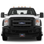 Ford Power Stroke Diesel Black Carbon Fiber Texture Graphic UV Metal License Plate, Made in USA