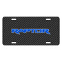 Ford F-150 Raptor 2017 in Blue Black Carbon Fiber Texture Graphic UV Metal License Plate, Made in USA