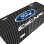 Ford Escape Black Carbon Fiber Texture Graphic UV Metal License Plate, Made in USA