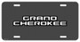 Jeep Grand Cherokee Mesh Grill Graphic Aluminum License Plate
