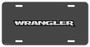 Jeep Wrangler Mesh Grill Graphic Aluminum License Plate