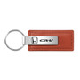 Honda CR-V Brown Leather Key Chain